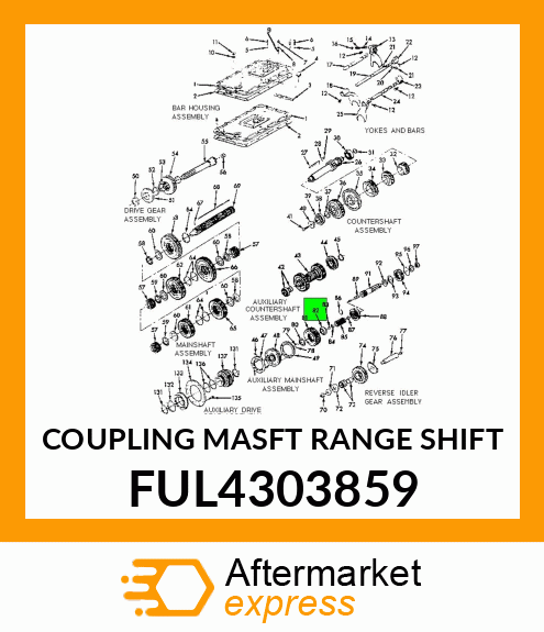 COUPLING MASFT RANGE SHIFT FUL4303859