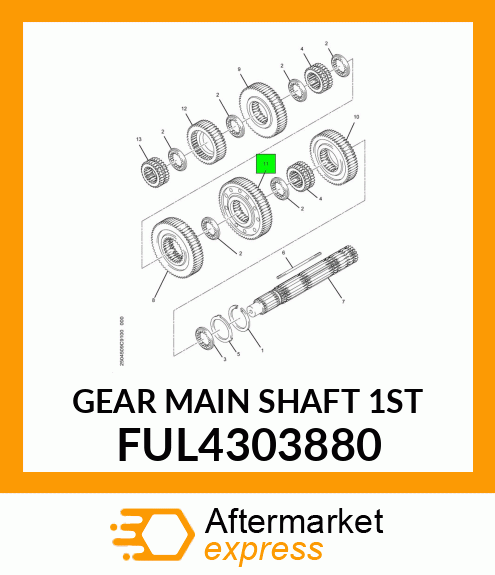 GEAR MAIN SHAFT 1ST FUL4303880