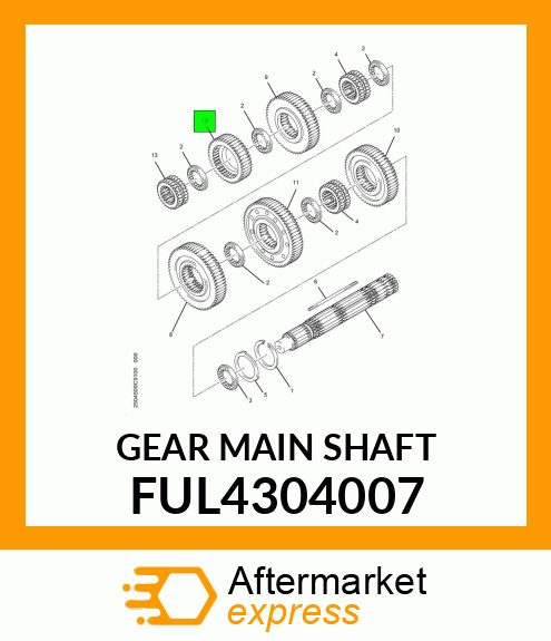 GEAR MAIN SHAFT FUL4304007