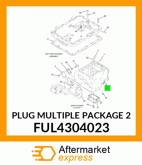 PLUG MULTIPLE PACKAGE 2 FUL4304023