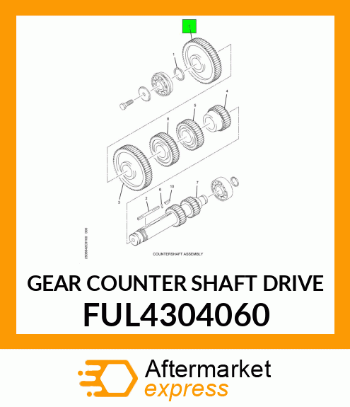 GEAR COUNTER SHAFT DRIVE FUL4304060