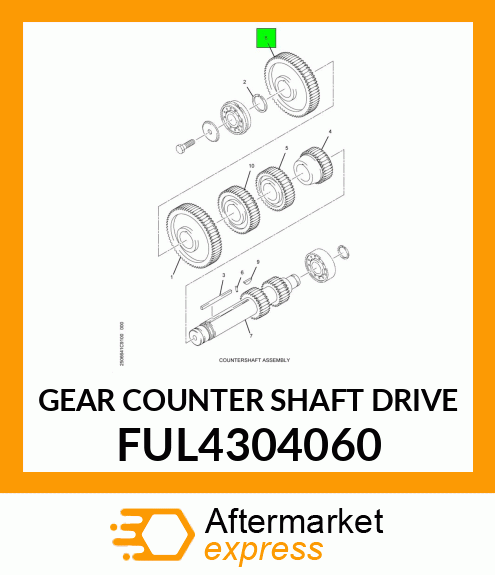 GEAR COUNTER SHAFT DRIVE FUL4304060