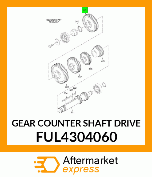 GEAR COUNTER SHAFT DRIVE FUL4304060