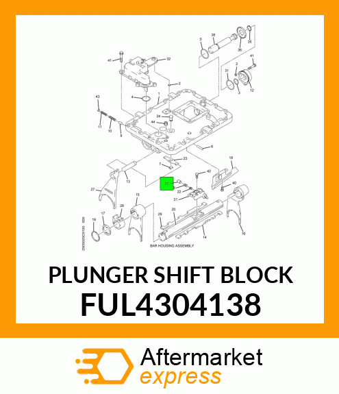 PLUNGER SHIFT BLOCK FUL4304138