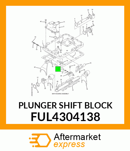 PLUNGER SHIFT BLOCK FUL4304138