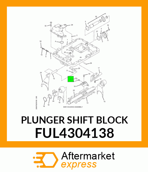 PLUNGER SHIFT BLOCK FUL4304138