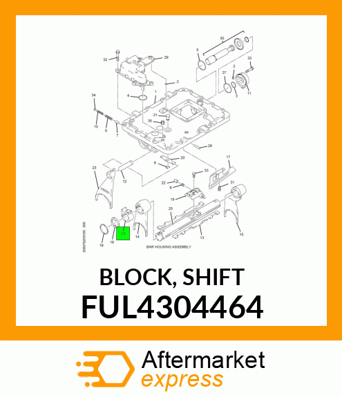 BLOCK, SHIFT FUL4304464