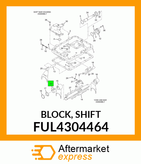 BLOCK, SHIFT FUL4304464