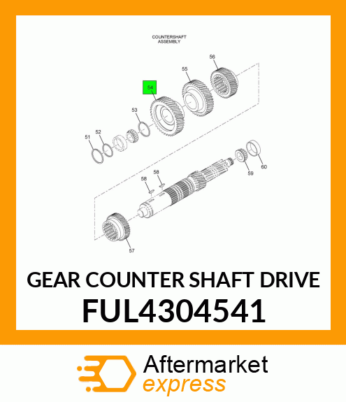 GEAR COUNTER SHAFT DRIVE FUL4304541