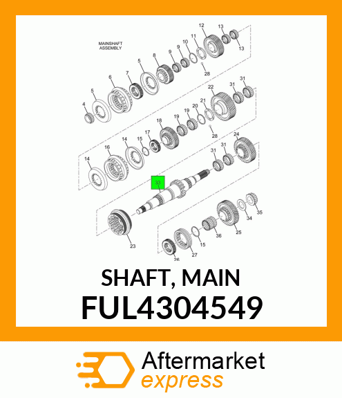 SHAFT, MAIN FUL4304549