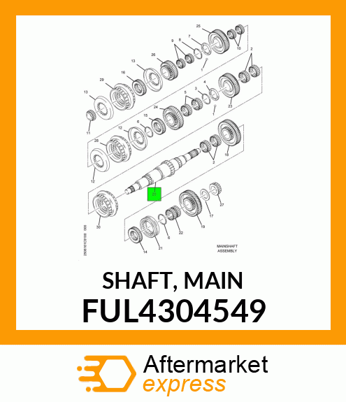 SHAFT, MAIN FUL4304549