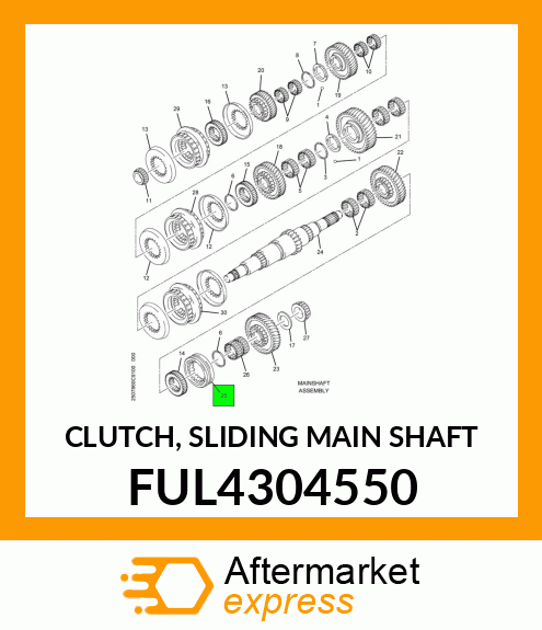 CLUTCH, SLIDING MAIN SHAFT FUL4304550