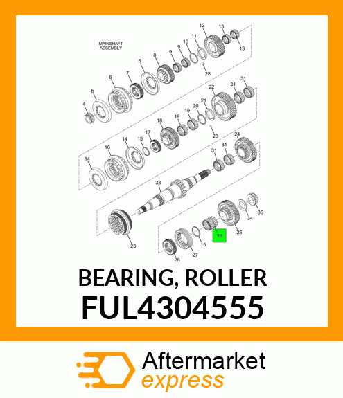 BEARING, ROLLER FUL4304555