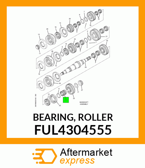 BEARING, ROLLER FUL4304555