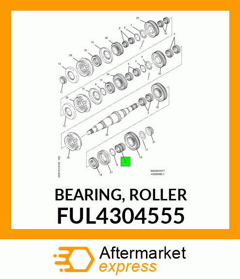 BEARING, ROLLER FUL4304555