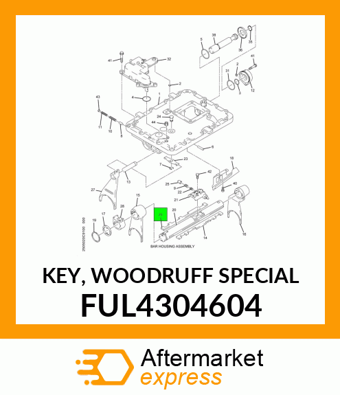 KEY, WOODRUFF SPECIAL FUL4304604