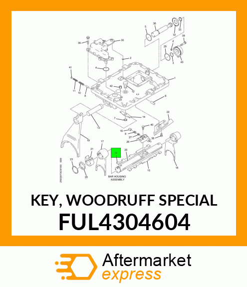 KEY, WOODRUFF SPECIAL FUL4304604