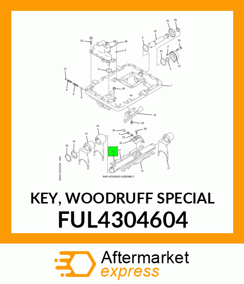 KEY, WOODRUFF SPECIAL FUL4304604