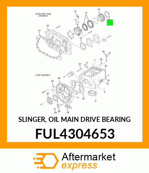 SLINGER, OIL MAIN DRIVE BEARING FUL4304653