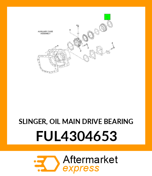 SLINGER, OIL MAIN DRIVE BEARING FUL4304653