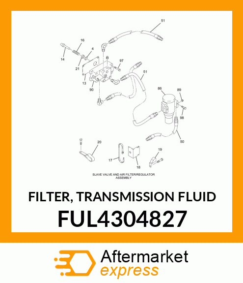 FILTER, TRANSMISSION FLUID FUL4304827