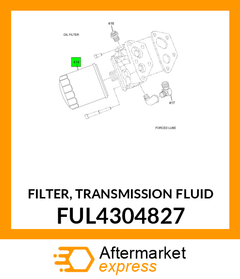 FILTER, TRANSMISSION FLUID FUL4304827