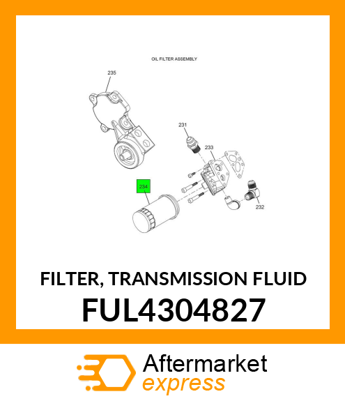 FILTER, TRANSMISSION FLUID FUL4304827