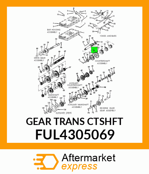 GEAR TRANS CTSHFT FUL4305069