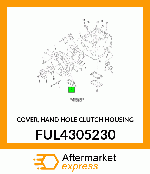 COVER, HAND HOLE CLUTCH HOUSING FUL4305230