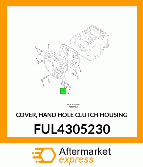 COVER, HAND HOLE CLUTCH HOUSING FUL4305230