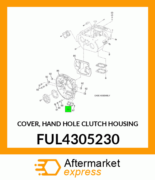 COVER, HAND HOLE CLUTCH HOUSING FUL4305230