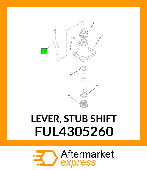LEVER, STUB SHIFT FUL4305260