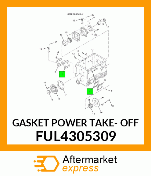 GASKET POWER TAKE- OFF FUL4305309