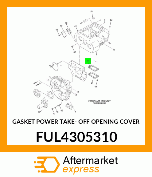 GASKET POWER TAKE- OFF OPENING COVER FUL4305310