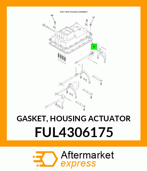 GASKET, HOUSING ACTUATOR FUL4306175