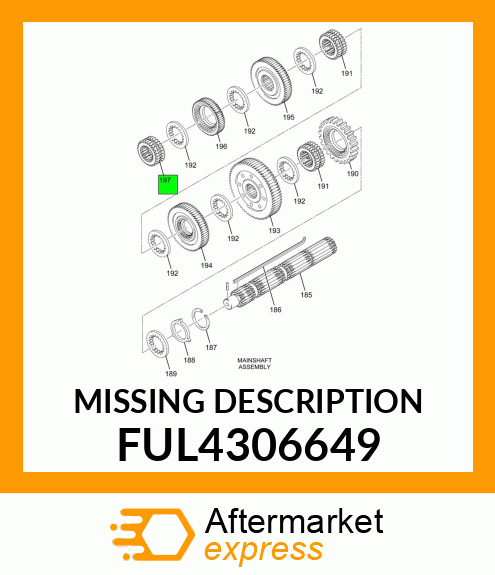 MISSING DESCRIPTION FUL4306649