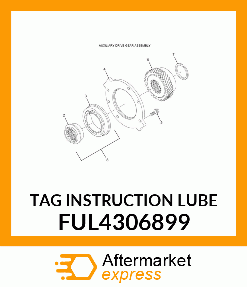 TAG INSTRUCTION LUBE FUL4306899