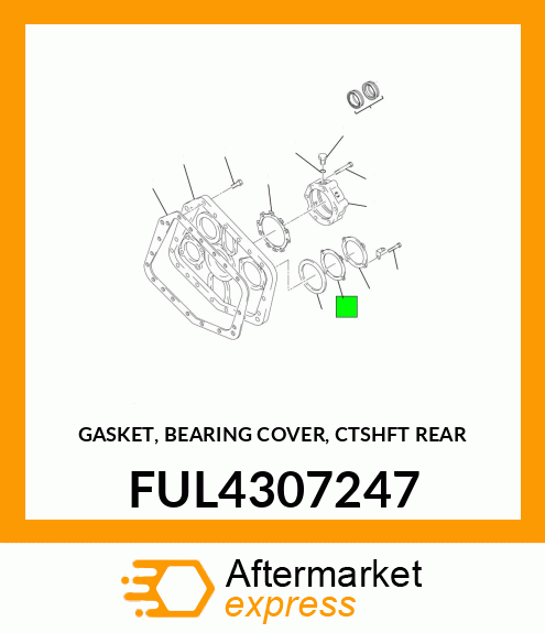 GASKET, BEARING COVER, CTSHFT REAR FUL4307247