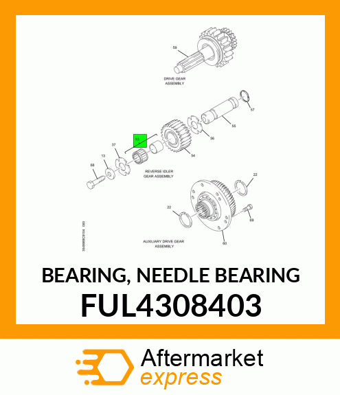 BEARING, NEEDLE BEARING FUL4308403