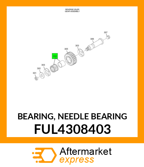 BEARING, NEEDLE BEARING FUL4308403