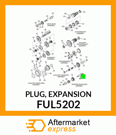 PLUG, EXPANSION FUL5202