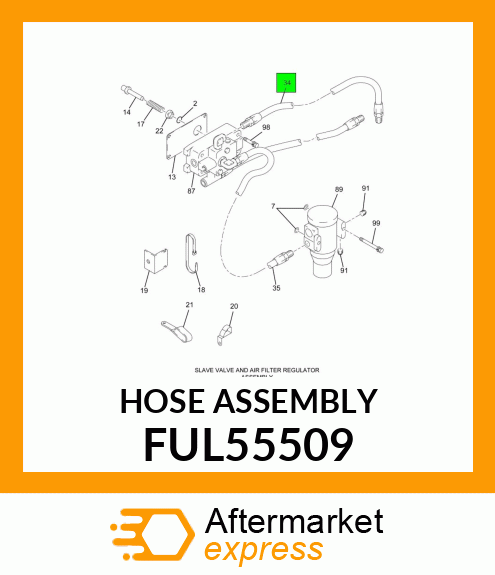 HOSE ASSEMBLY FUL55509