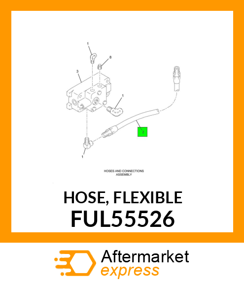 HOSE, FLEXIBLE FUL55526