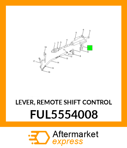 LEVER, REMOTE SHIFT CONTROL FUL5554008