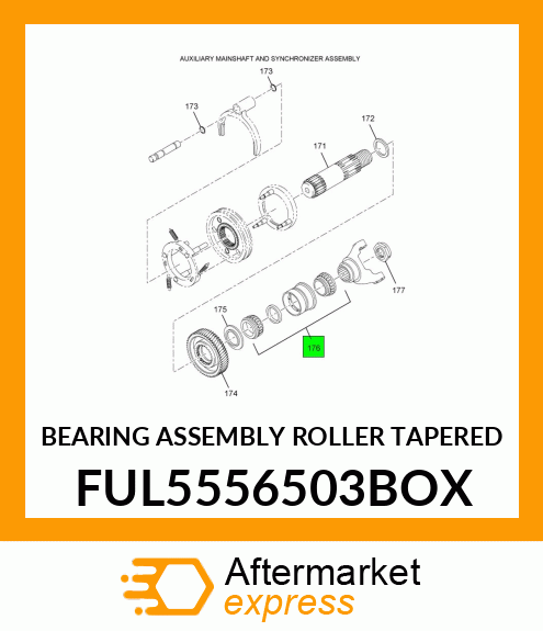 BEARING ASSEMBLY ROLLER TAPERED FUL5556503BOX