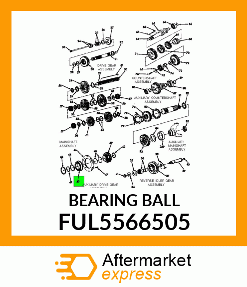 BEARING BALL FUL5566505