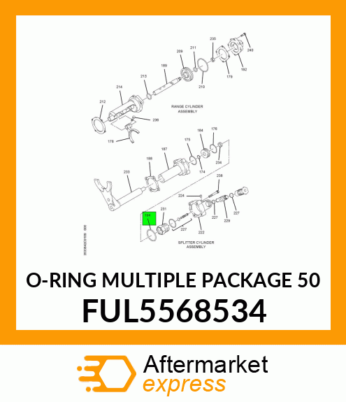 O-RING MULTIPLE PACKAGE 50 FUL5568534