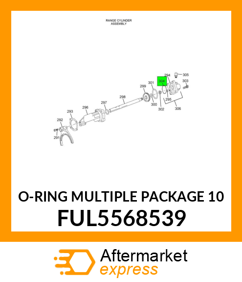 O-RING MULTIPLE PACKAGE 10 FUL5568539