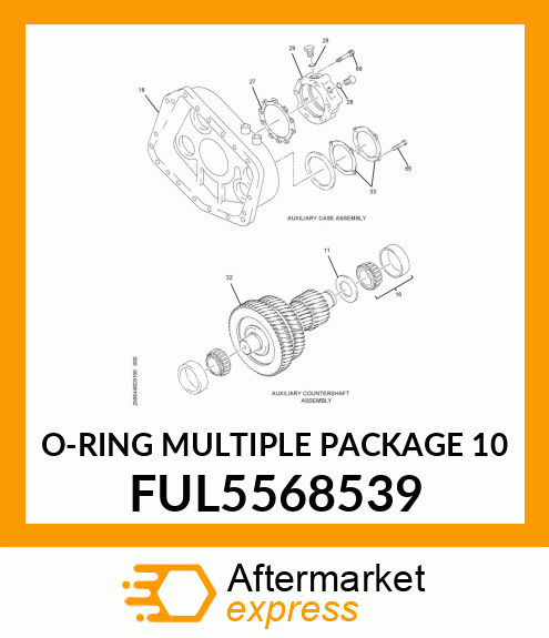 O-RING MULTIPLE PACKAGE 10 FUL5568539