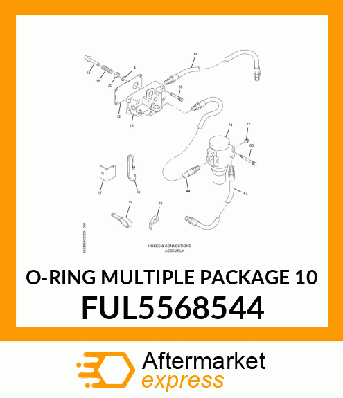 O-RING MULTIPLE PACKAGE 10 FUL5568544